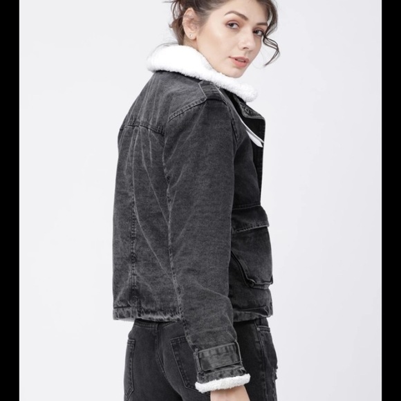 VINTAGE CHORE JACKET DARK BROWN/GREEN CORDUROY WITH WARM WOOL LINING - Picture 4 of 16